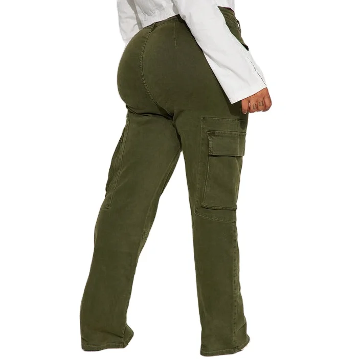 2023 New Fashion Women's Pants Trousers Casual Custom Logo Cargo ...