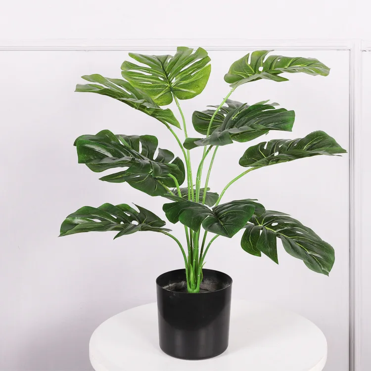 Artificial Banana Tree Large-fake Green Plant Tropical Turtle Bamboo ...