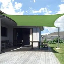 Sun Shade Sails Rectangle Square Triangle Green Agricultural Shade Net Patio Yard Outdoor Balcony Canopy Sports Field Beige Shad
