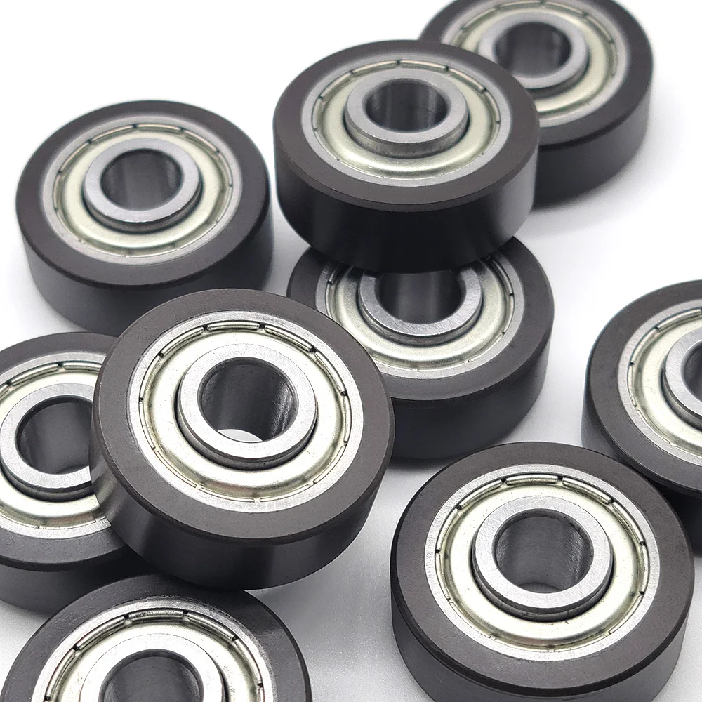 Roland Mimaki Cutter Plotter Pinch Roller 4x10x14mm 3x10x14mm Paper Pressure Rubber Polyurethane Coated Roller Bearing