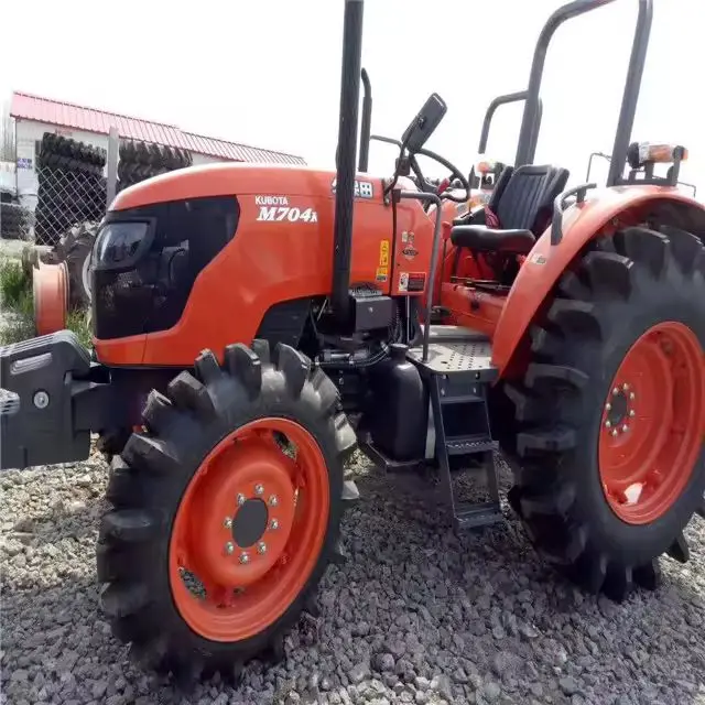 Used Japanese Tractor Kubota Farm Tractors 70hp 95hp 100hp 130hp 4x4 Wheeled Tractor For Sale 6646