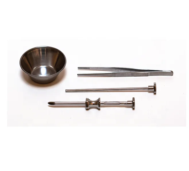 HRT Trocar 3.5 mm and 4.5 mm Hormone Replacement Pellet Insertion Kit Stainless Steel Medical Grade 304 Best Seller in Low Price