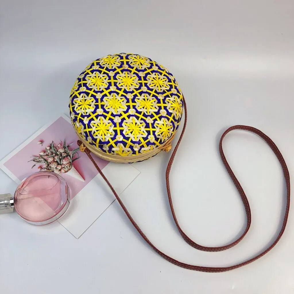 Elegante Luxus Bambus Mode Taschen Frauen Mini Geldbörse