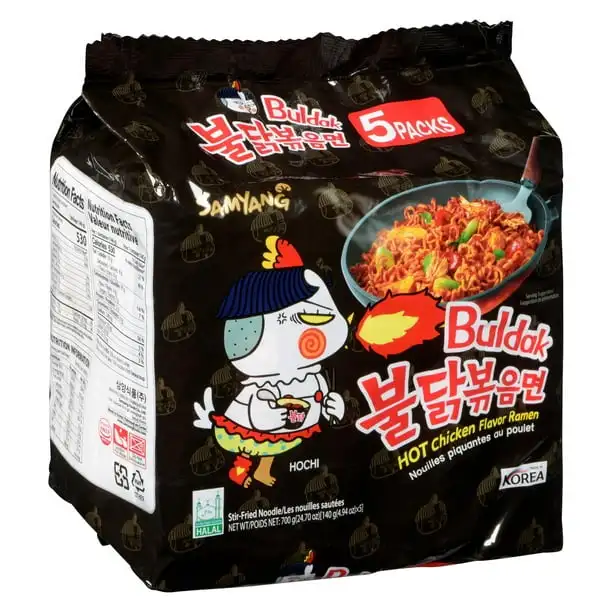 Samyang Hot Chicken Flavor Ramen Instant Noodles Snack Korean Turkey ...