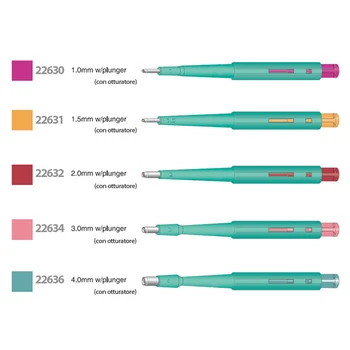 Sterilized Dermal Biopsy Punch Disposable Punches For Dermal Anchors ...