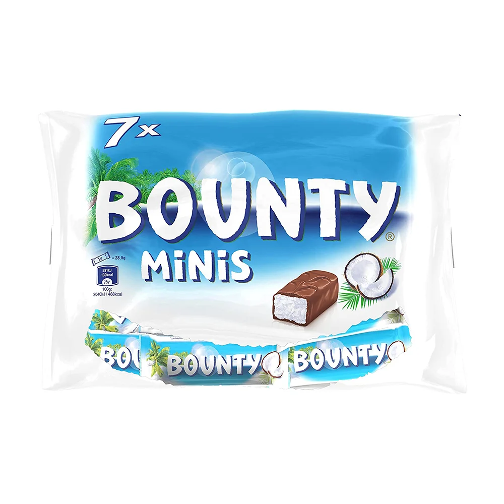 Bounty Top Chocolate Bar 21g/milka/ Bounty/twix/chocolate In Wafers