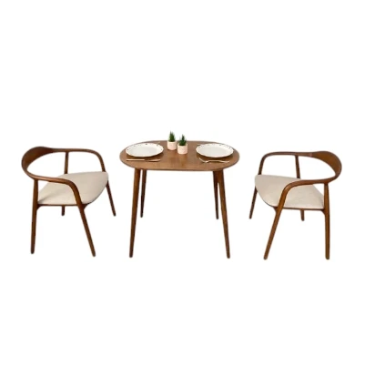 dining chair set teak woo