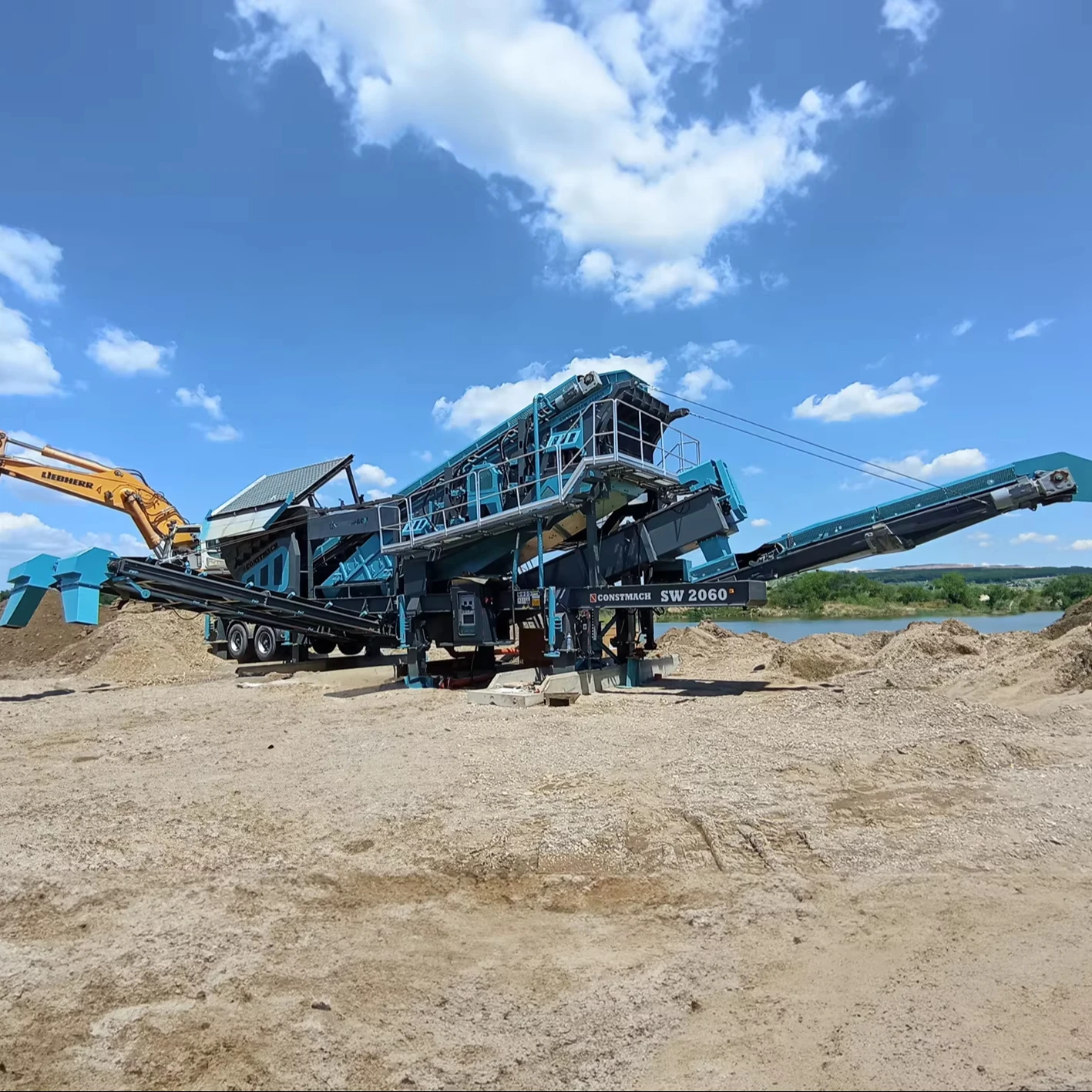 Mobile Sand Screening and Washing Plant, Sand Washing Machine