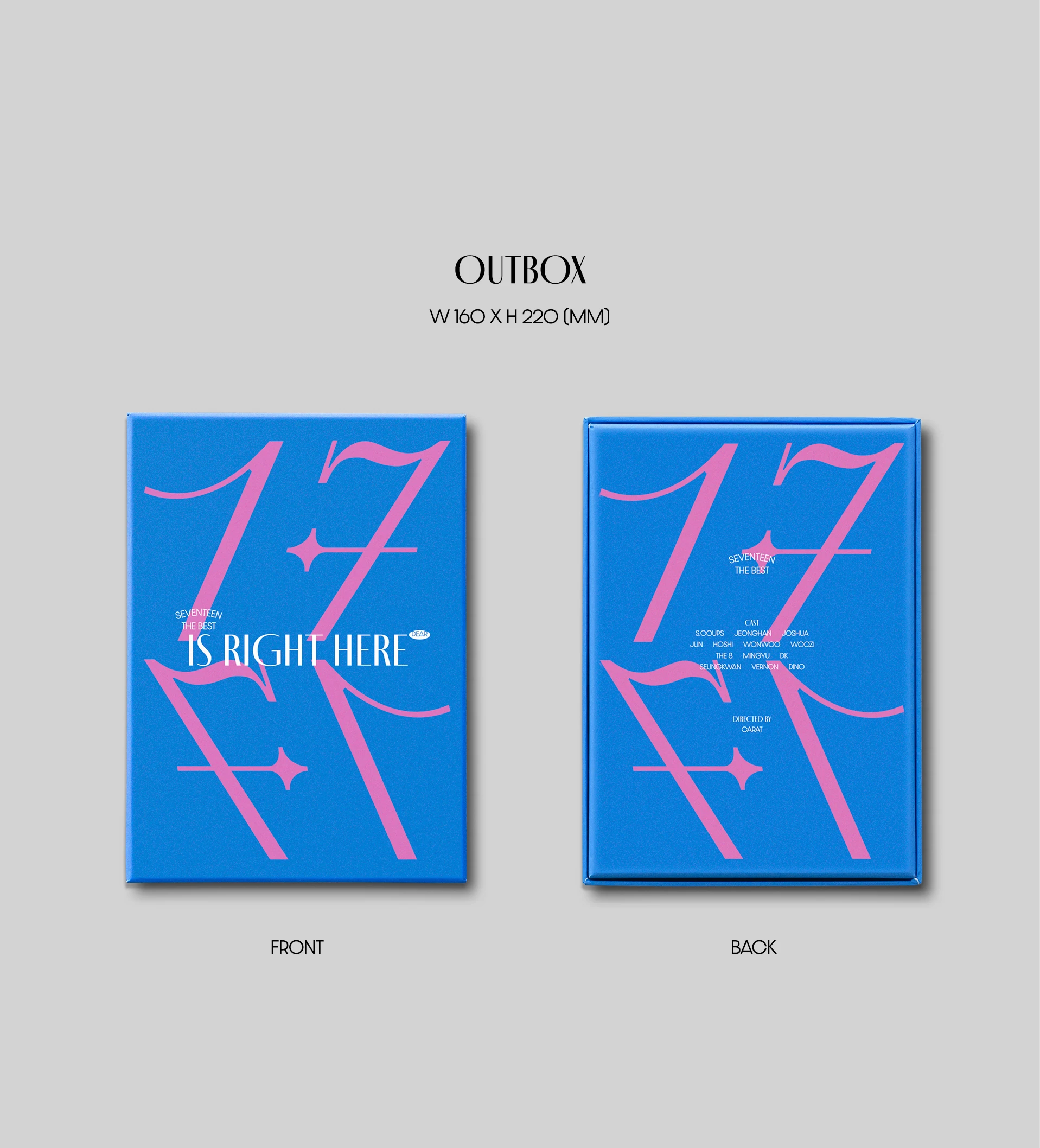 [kpop Official Album] Korean Idol Album Supplier Seventeen Best Album [17 Is Right Here] (dear