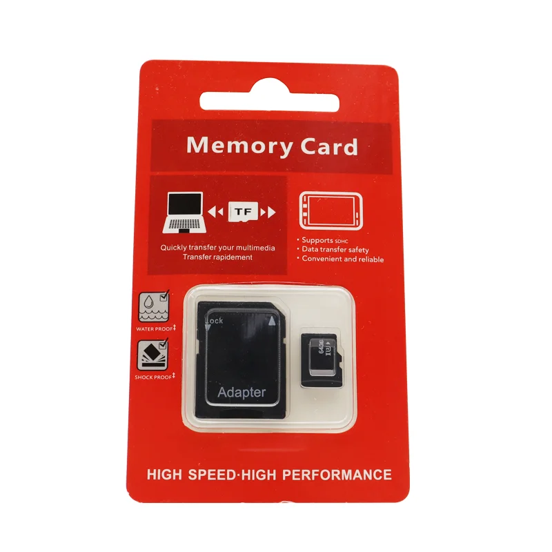 Wholesale Class 10 Tf Memory Card 64gb 32gb 16gb Micro Card Sd/tf 128gb 32gb 256gb Cart Memoire 64G 128G 256 Memory Card