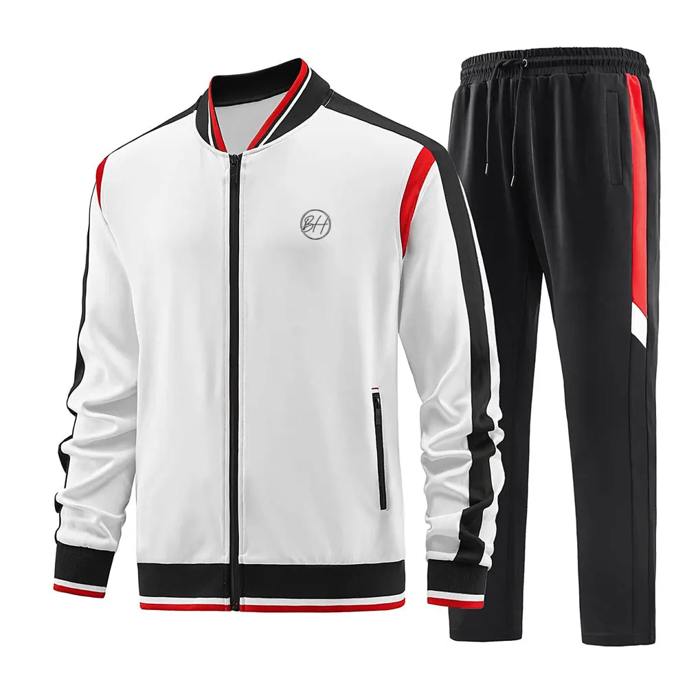 New Design Best Selling Men's Tracksuit Set Custom Solid Color Men's