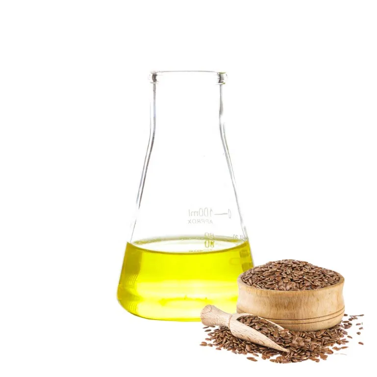 Hot Sale Cold Pressed Organic Flax Oil Food Grade 50 70 Natural Pure