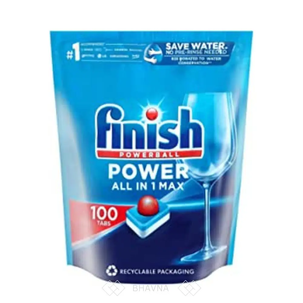 100 Soluable Solid Dishwashing Detergents Bleach 100tabs Powerball