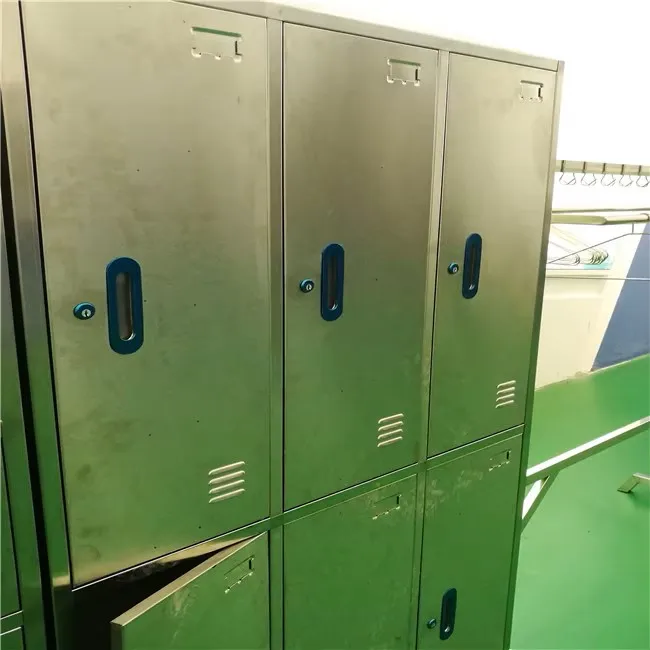 304 stainless steel employee lockers, suitable for food factory locker rooms, hygienic storage solutions