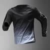 Black and gray loose long sleeves