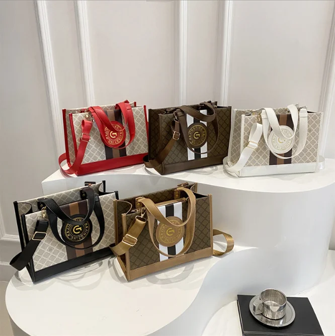 New Arrival Luxury Fashion Handbags for Women Crossbody Vintage Designer Tote Zip Closure Waterproof Ladies Shoulder Bags