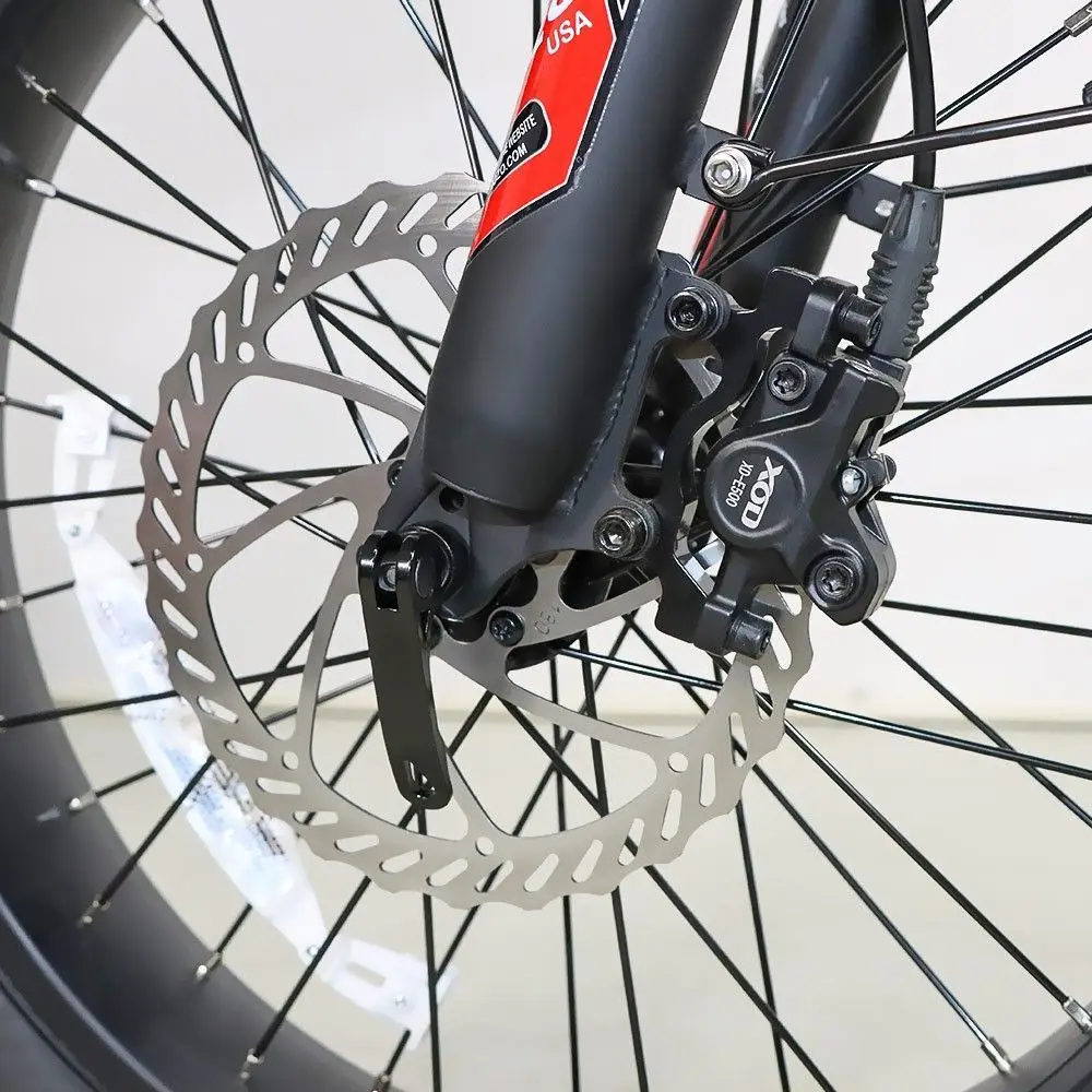 HOTTECH 48V 250W Electric Mountainbike with 20 Fat Bike B66 Steel Frame 15Ah Battery 7-Speed Tektro Disc Brakes Full Suspension