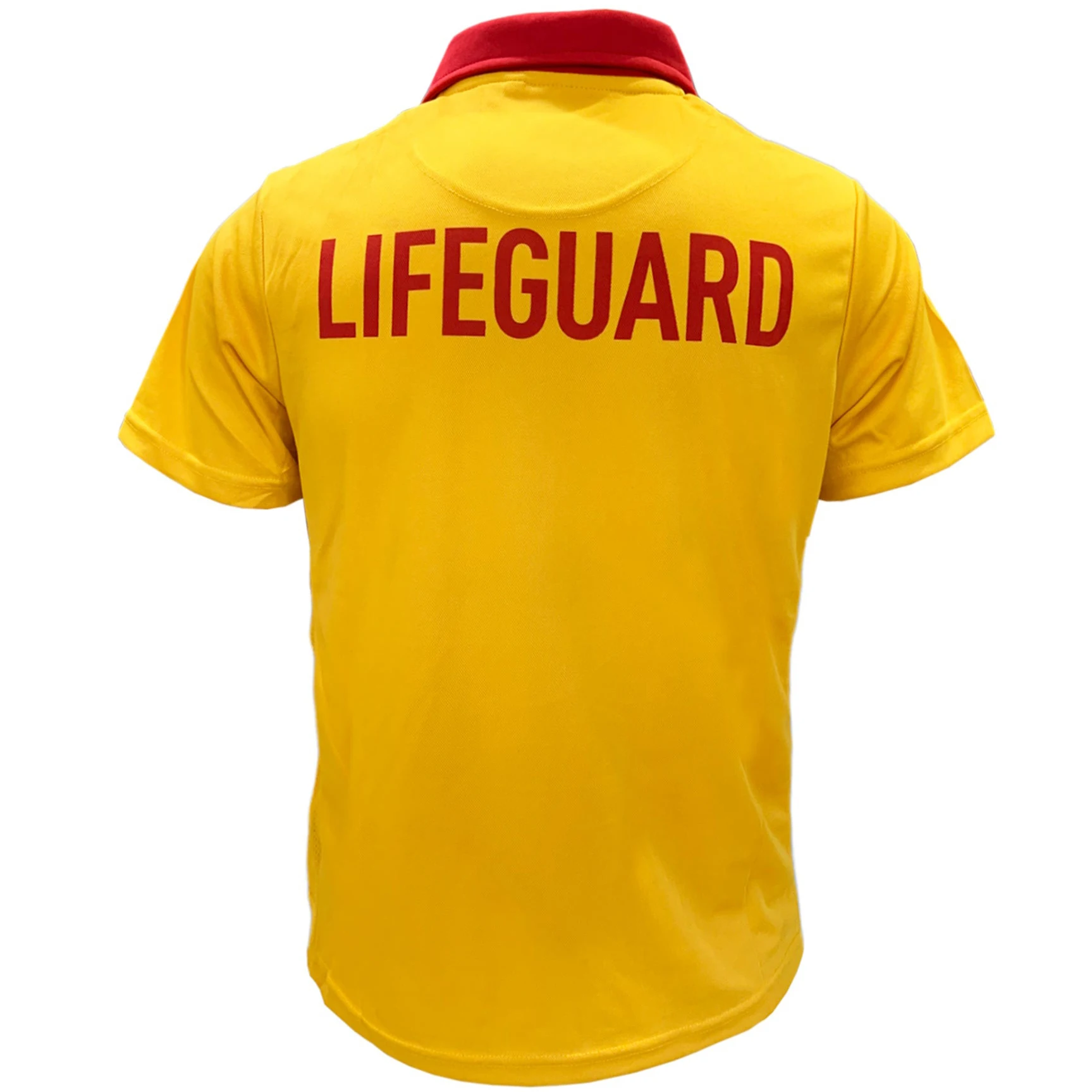 lifeguard polo shirt yellow