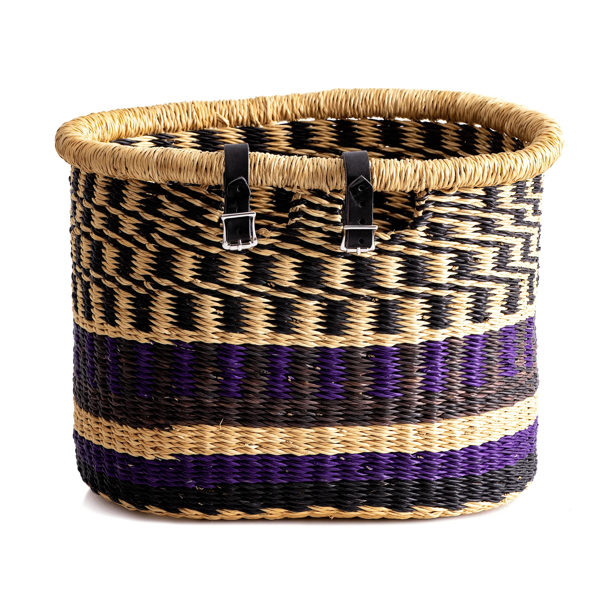 Передняя велосипедная корзина, ручная работа, водоросли, натуральная солома, экологически чистые биоразлагаемые корзины для велосипедов