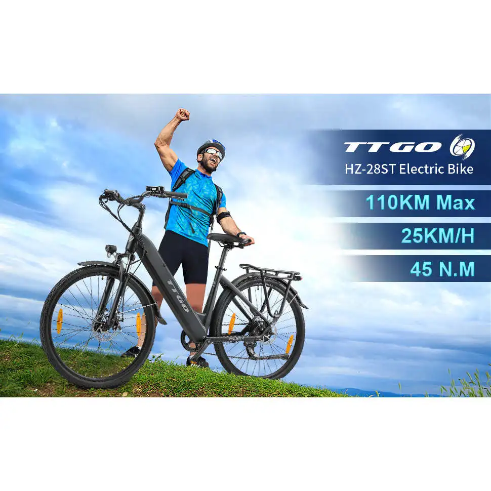 TTGO C3 (HZ-28ST) Electric City Bike for Urban Commute