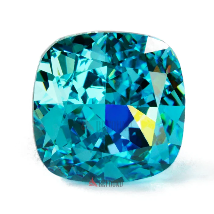 Hot Sale 7x7mm Blue Radiant Cut Synthetic Zircon Stone Crushed Ice Cut Loose Cubic Zirconia Stones For Women Jewelry Buy Loose Cubic Zirconia Stones Radiant Cut Zircon Ice Cut Cubic Zirconia Product On
