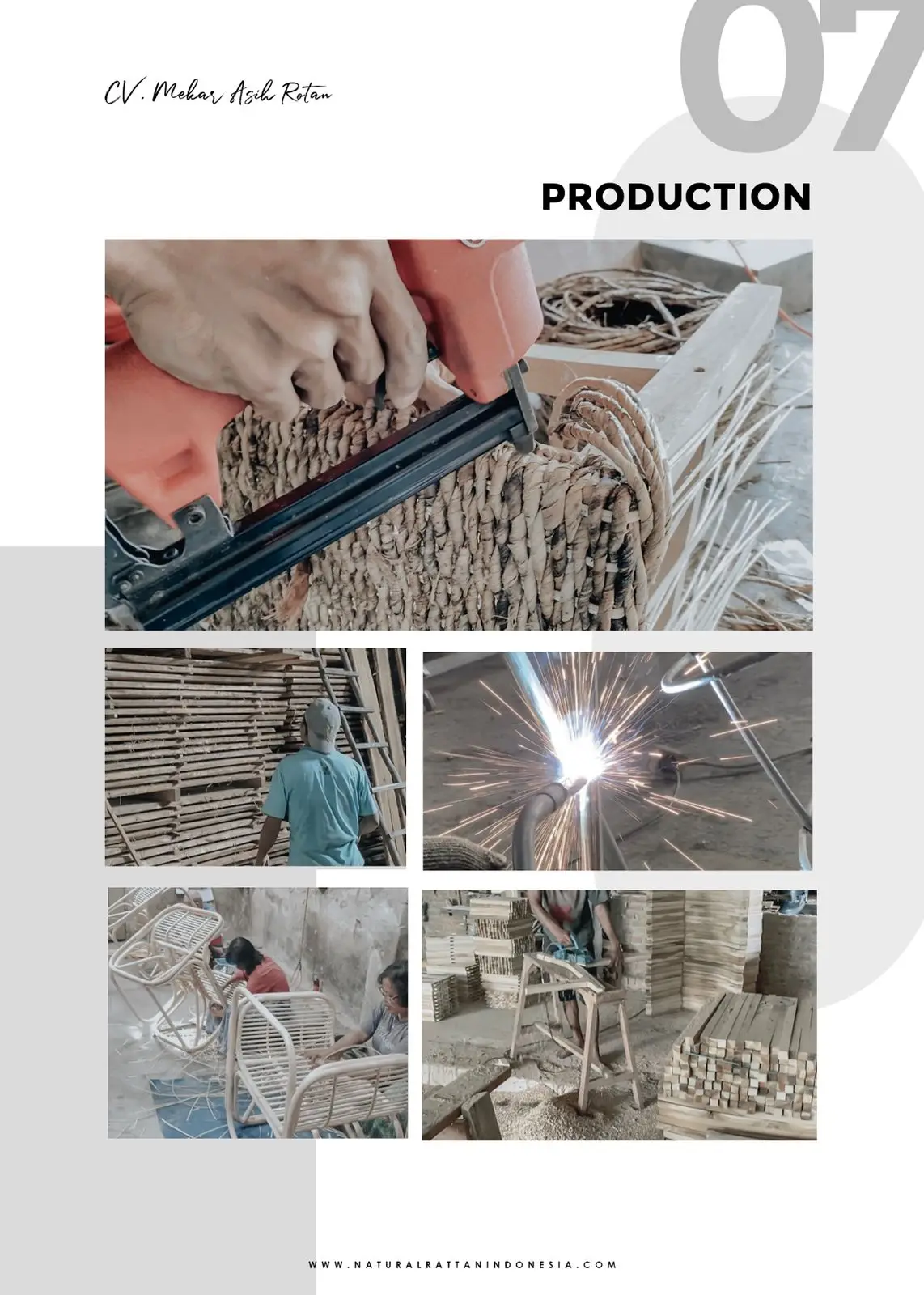 Direct Factory Rattan Furniture Indonesia Rattan Armchair For Living