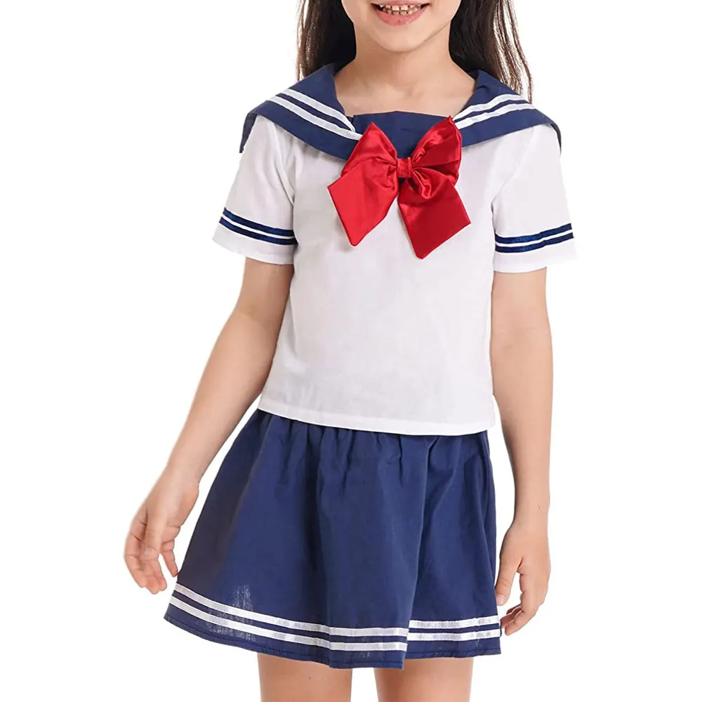 2023 Latest Style OEM Custom Made Quality Kids Girls School Uniform / Best Quality Kids Girls School Uniform