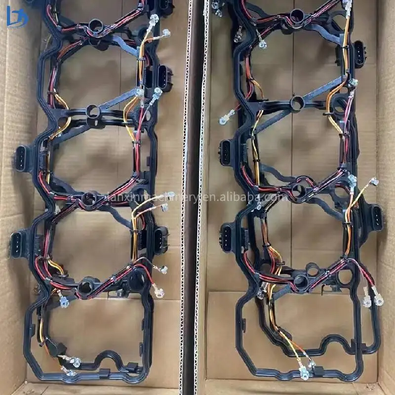 LANXIN Engine Gasket Top Cover Wiring Harness 6754-11-311 Rocker Arm Cover Gasket 6754113011 for Komatsu PC200-8MO PC220-8MO