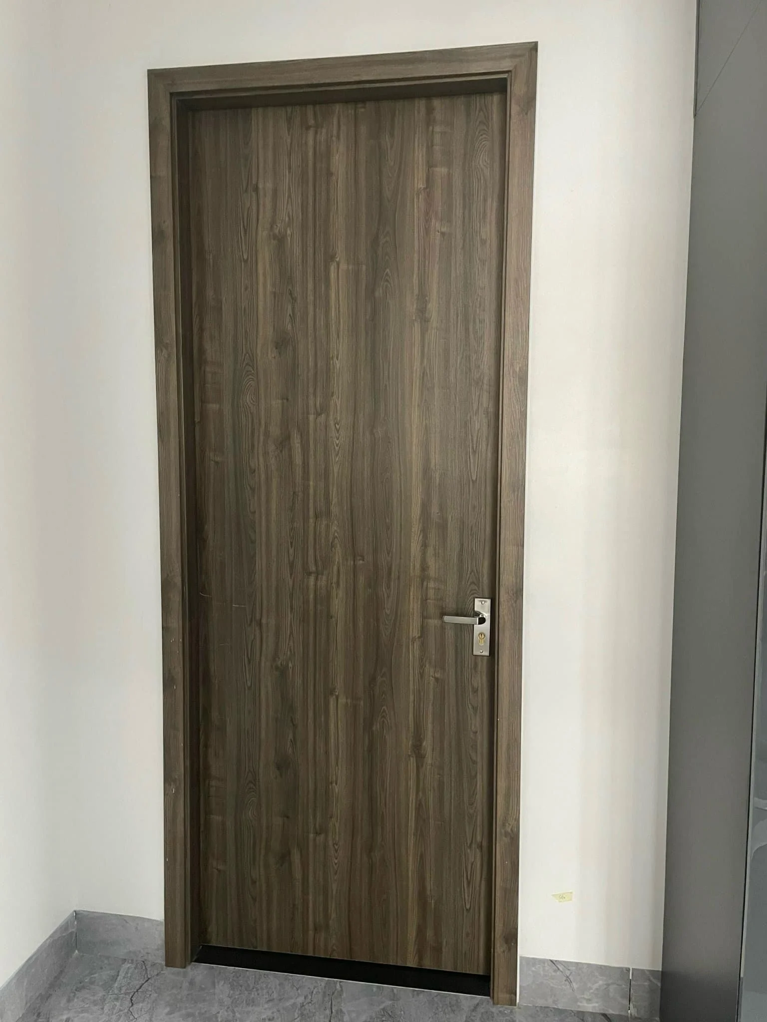 Dewoo High Quality WPC PVC Composite Door Modern Design Waterproof Soundproof for Bathroom Applications Best Price from Vietnam