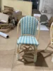 Plastic blue chair