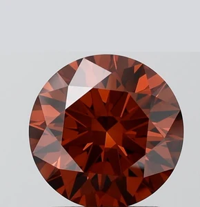 2.07 ct Champagne Lab Grown Diamond: Round Cut  Loose Lab Grown Diamond Fine Jewelry India