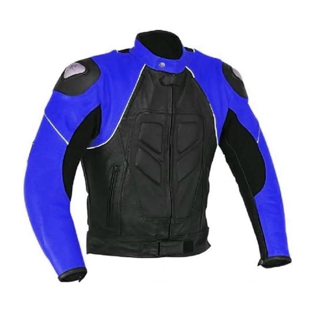 Moto Motorcycle with CE Armor Protection Biker Riding Jacket 2023 Customized Motorbike Genuine Leather Men Black High Quality
