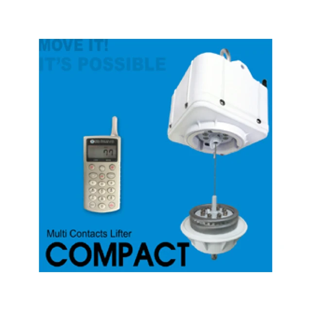 [REELTECH] 15m Height Adjustable Device Remote Control Mini Lifting Lamp Lifter with 10kg Loading Capacity Light Lifters