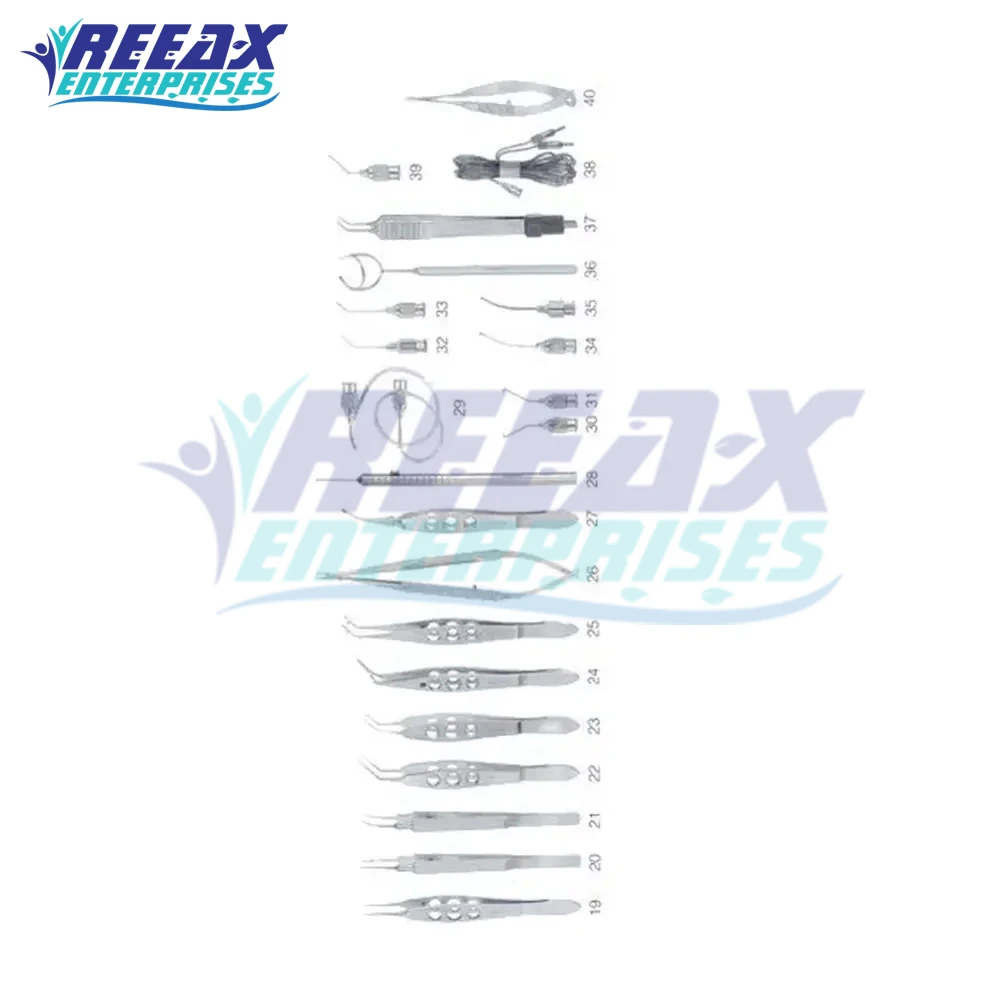 Customized Surgical Instruments REEAX Enterprises Custom Micro Eye Ophthalmic Surgical Instruments Set ...
