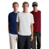 Burgundy/Navy Blue/Grey