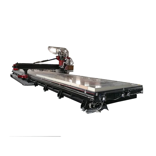 SUNTEC. XPS EPS OBS SIP Composite Panel Cutting 5 Axis  Cnc Router Machine with Saw