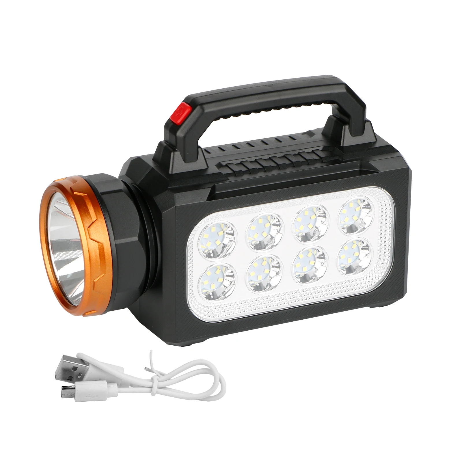 Portable Multi-Functional Three Light Source Lamp IP65 ABS Body for Home Outdoor Camping Emergency Solar Charging Power Bank