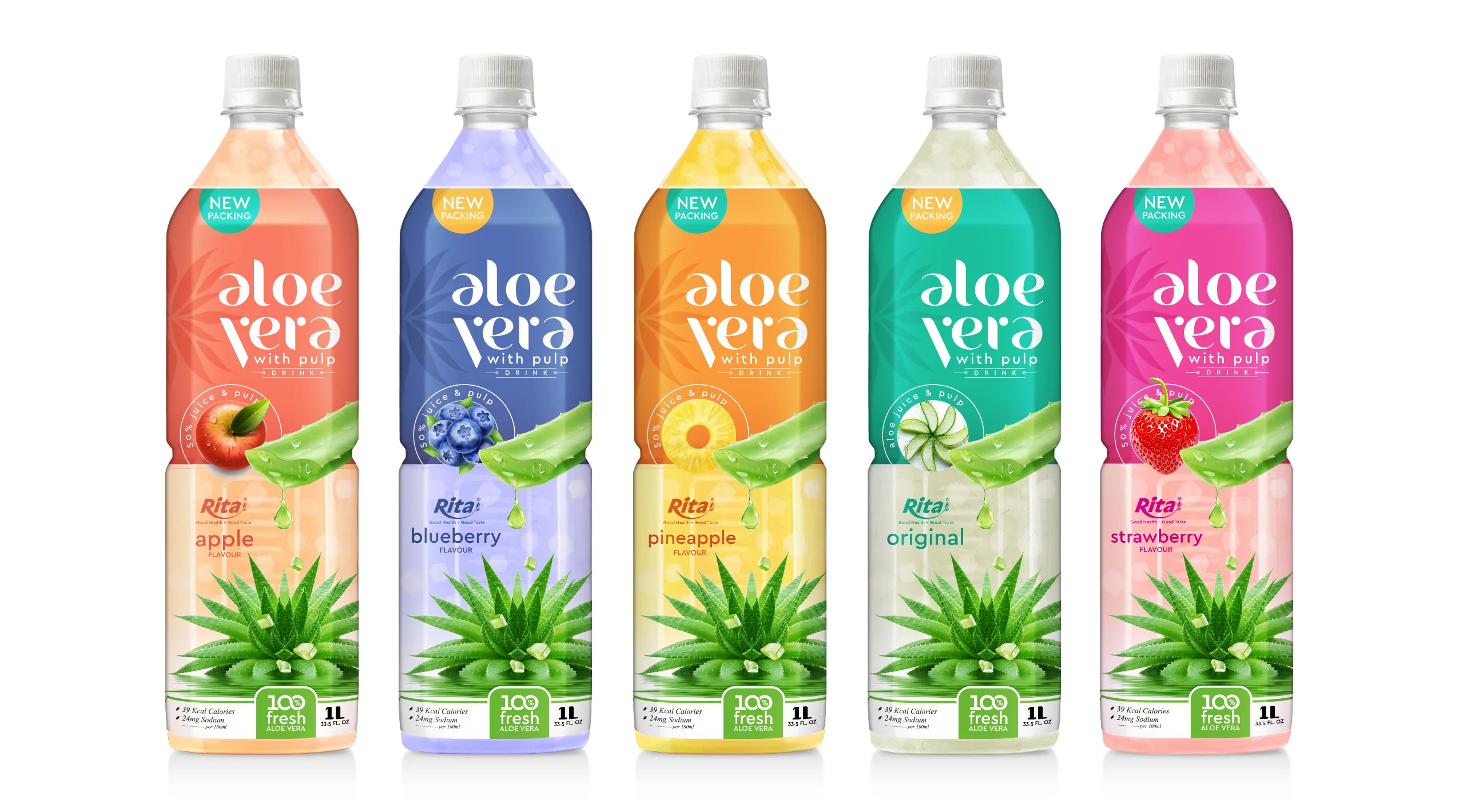 Grohndler: Wasser fr Ihren Krper hinzufgen  Grohandel 1000ml  PET-Flasche Aloe Vera Saft mit Erdbeere| Alibaba.com