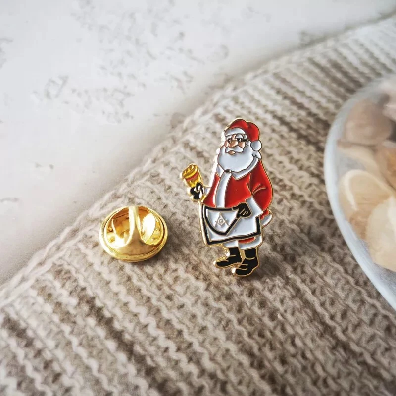 Santa Pin Design Alibaba.com: Masonic Lapel Pins Badge, Santa Claus Design, Customized ...