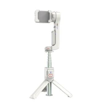 A10 Portable Handheld Gimbal Stabilizer for Smartphone Selfie Stick With LED Light Broadcast Tripod for Tiktok detail image