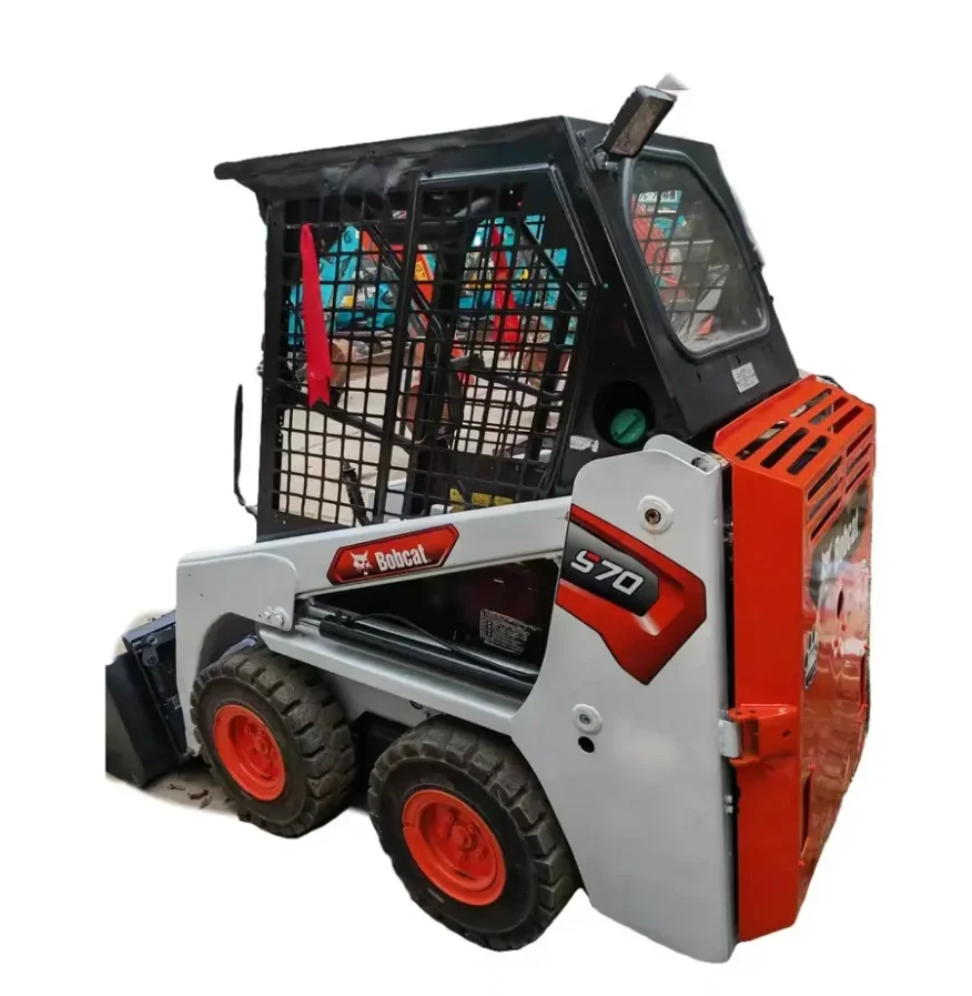 Used Mini Skid Steer Loader Bobcat S300 Wheel Mini Skid Steer Loader