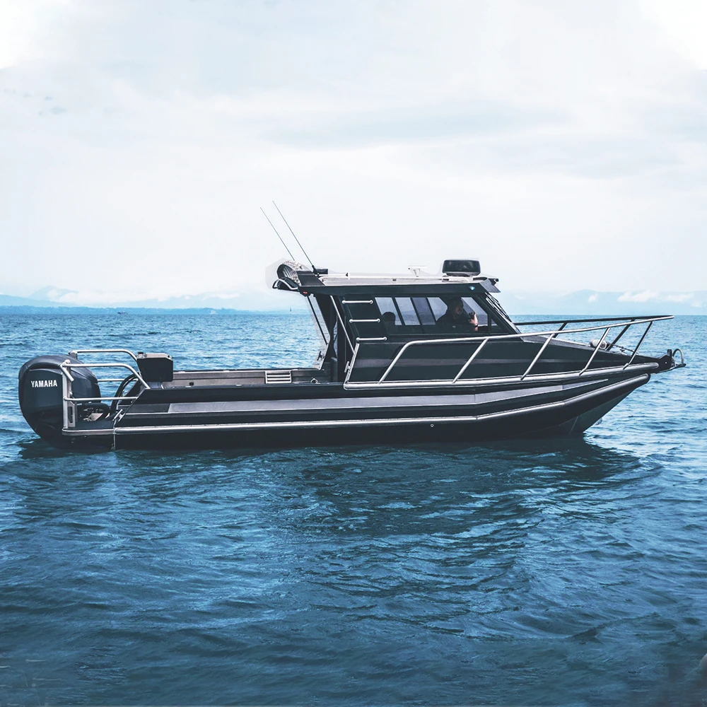 Kinocean 6.5m Hardtop Fishing Boat Aluminum Shallow Draft Speed Yacht