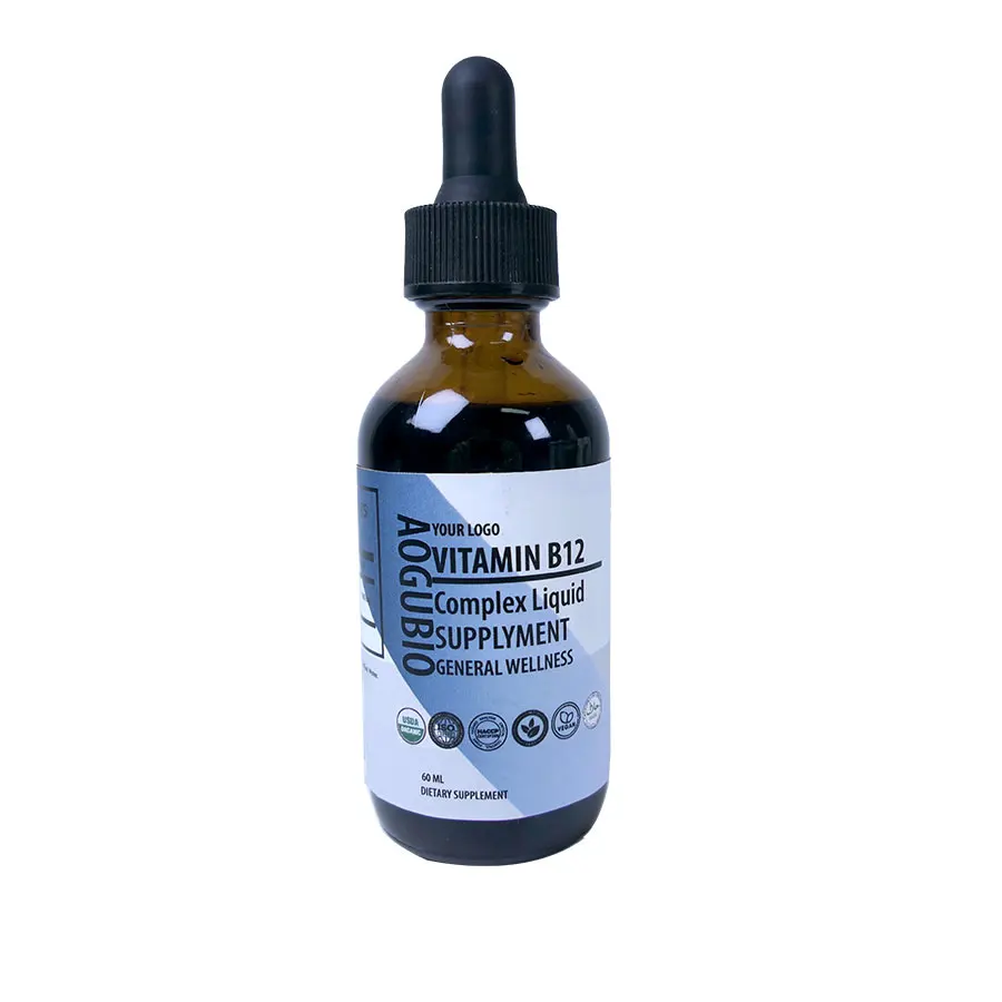 OEM Private Label Vitamin B12 Liquid Drops with Vitamin B Complex B12 Adult  Folic Acid Supplement Support Eyesight and Immunity| Alibaba.com