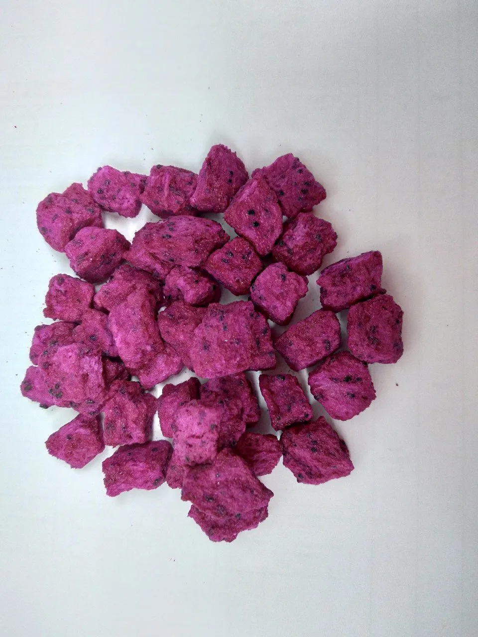 100 Natural Organic Freeze Dried Dragon Fruit Slices Frozen Fd Dried