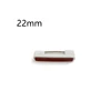 22mm white base with red tape