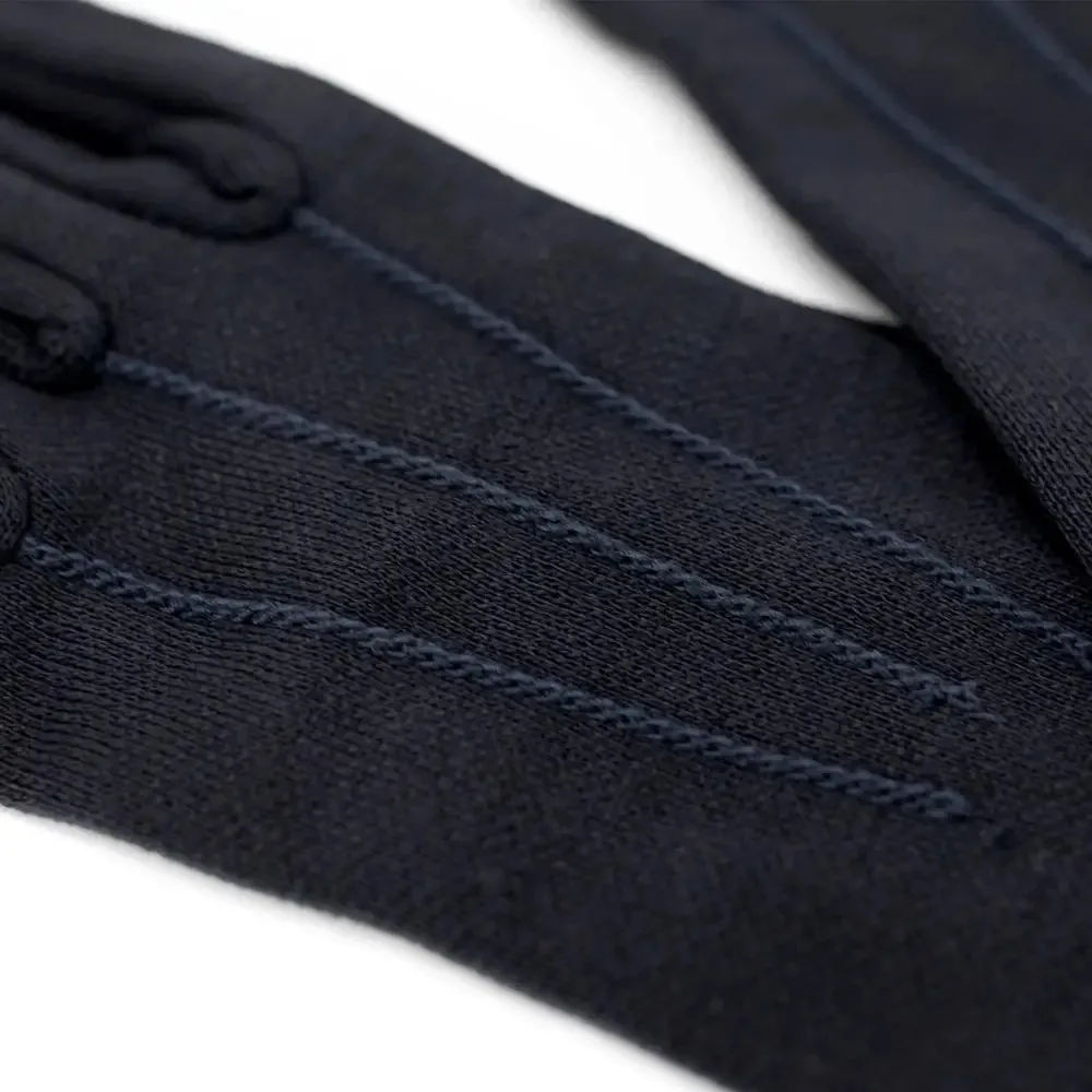 Женские длинные кожаные перчатки