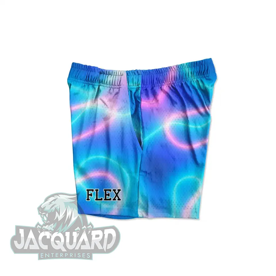 sublimation mesh shorts Wholesale Custom Men Basketball Shorts 100% Polyester Mesh Gym Workout Plus Size sublimated334_voghion.com