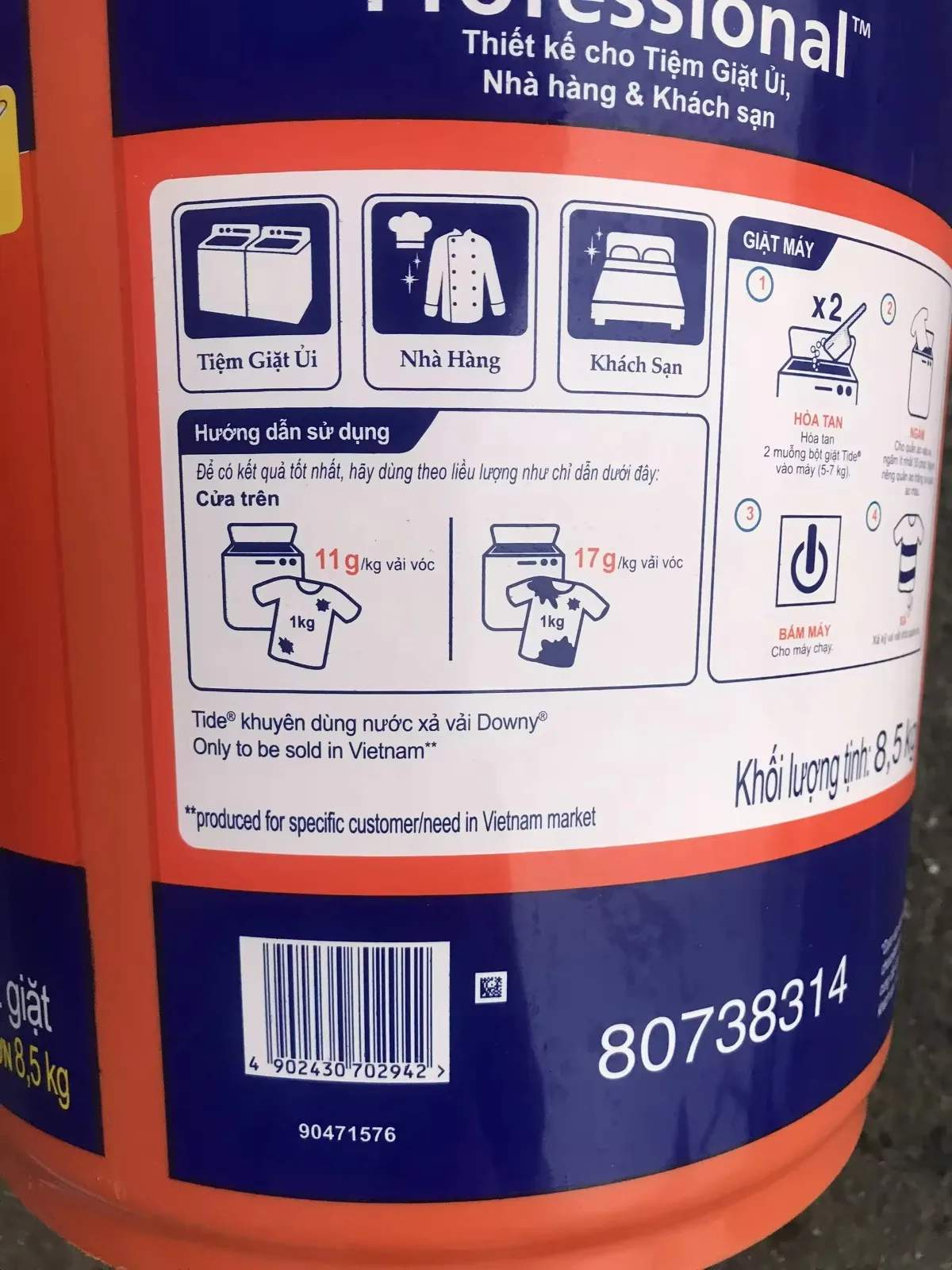Tide Laundry Detergent Washing Powder with Cool Scent 9kg/bucket Cleans Stubborn Stains and Eliminates Odors on Clothes