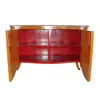 Naranja antiguo + oro + rojo pintado