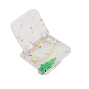 Prise murale fibre optique à 1 cœur FO avec connecteurs LC et SC Réseau 4G utilisé Boîte à bornes Ftth| Alibaba.com
